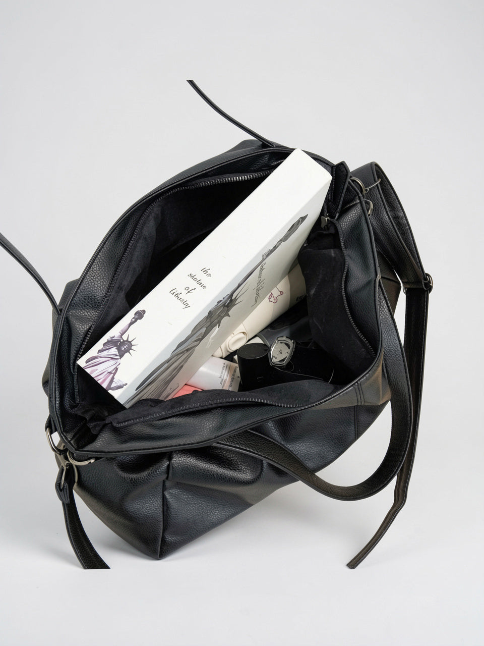 Ysane — Sac à main en cuir souple de cours - 4