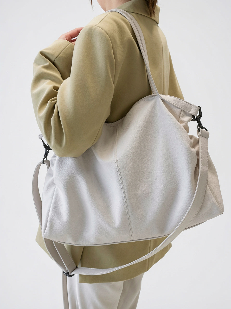 Ysane — Sac à main en cuir souple de cours - 8