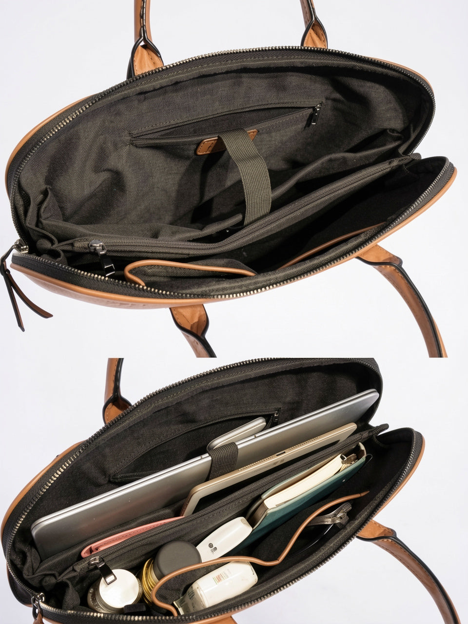 Ysara — Sac ordinateur en cuir femme - 4