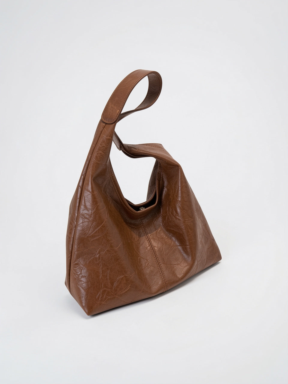 Ysée — Grand sac à main hobo de cours avec pochette assortie sa - 9
