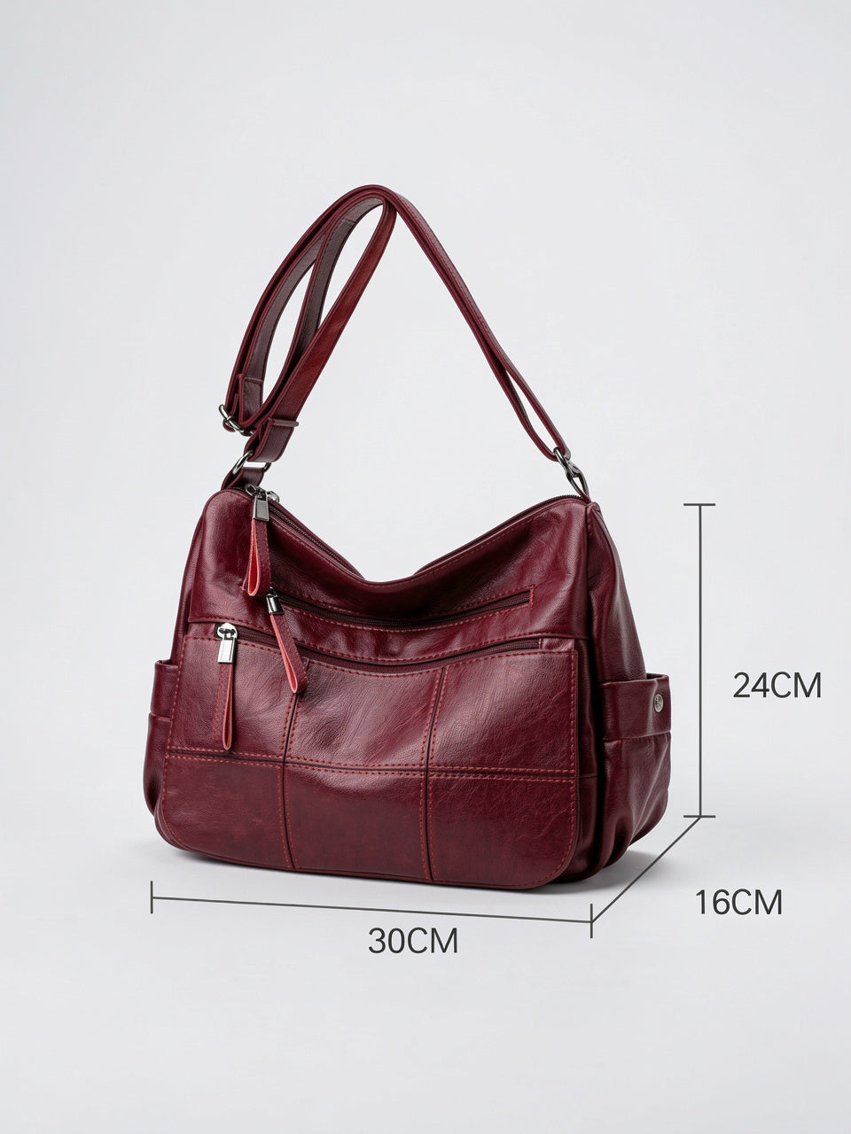 Ysée-Louise — Sac Vintage à Main Multipoches - 3
