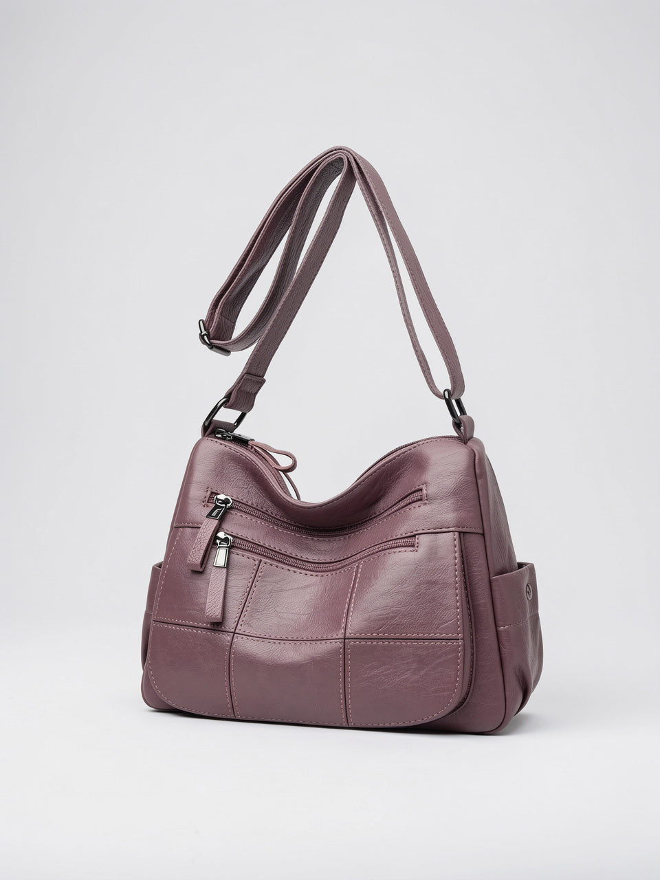Ysée-Louise — Sac Vintage à Main Multipoches - Lavande