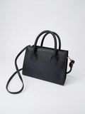 Ysée — Petit sac à bandoulière à main - Noir