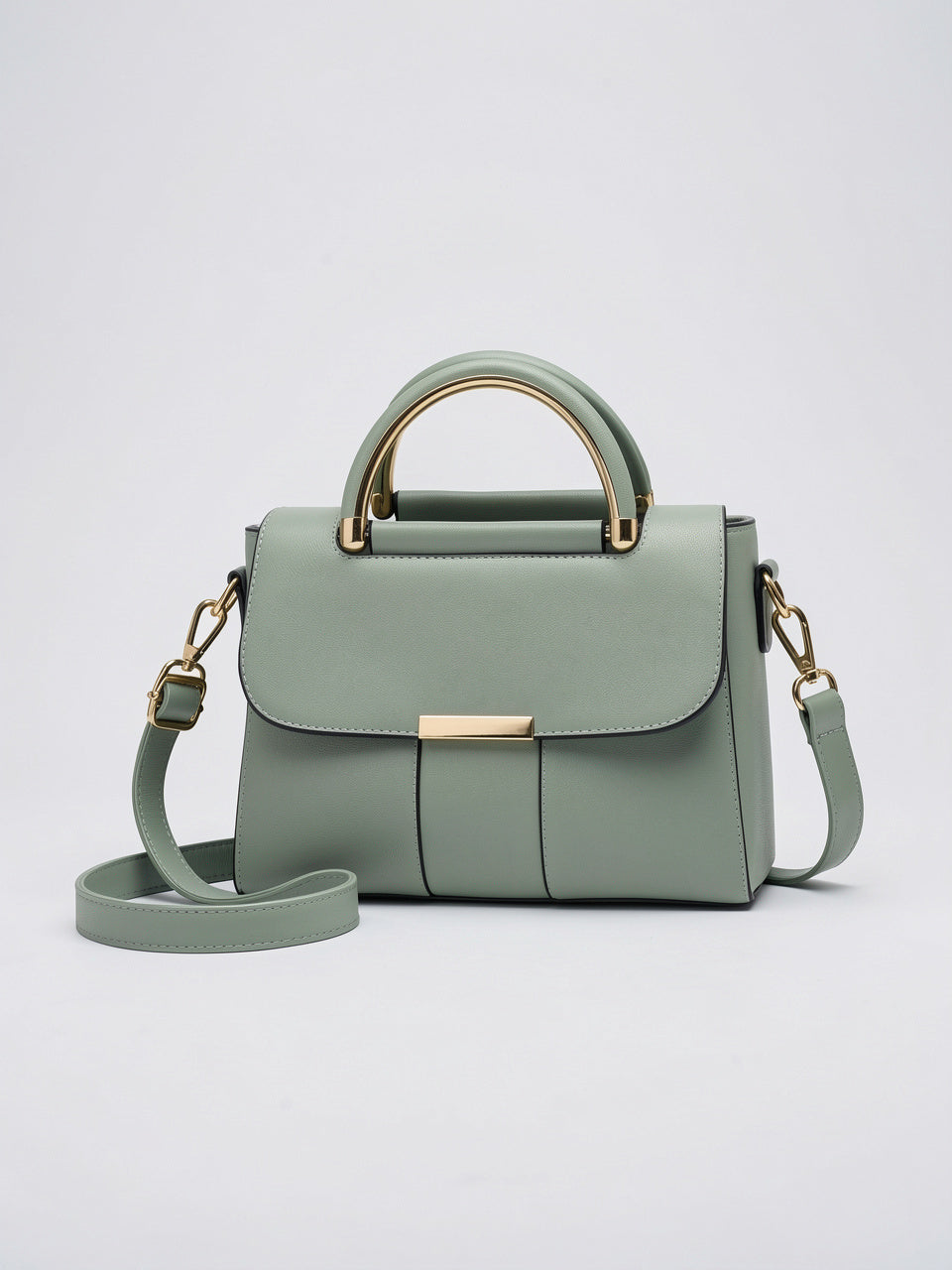 Ysée — Sac à main chic petit - Vert