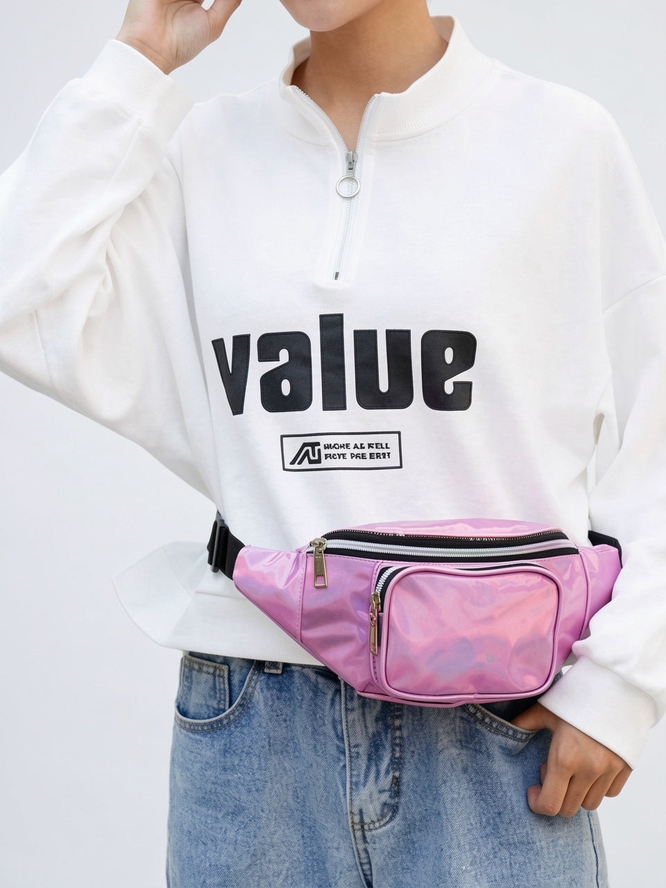 Ysée — Sac banane tendance brillant holographique - 6
