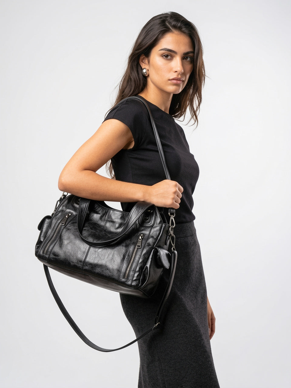 Ysée — Sac de cours à main à zip - 5