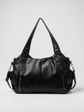 Ysée — Sac de cours à main à zip - Noir