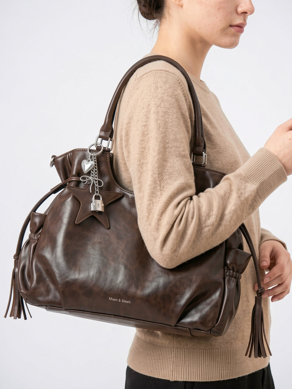 Yséla — Cabas Sac Marron - 21