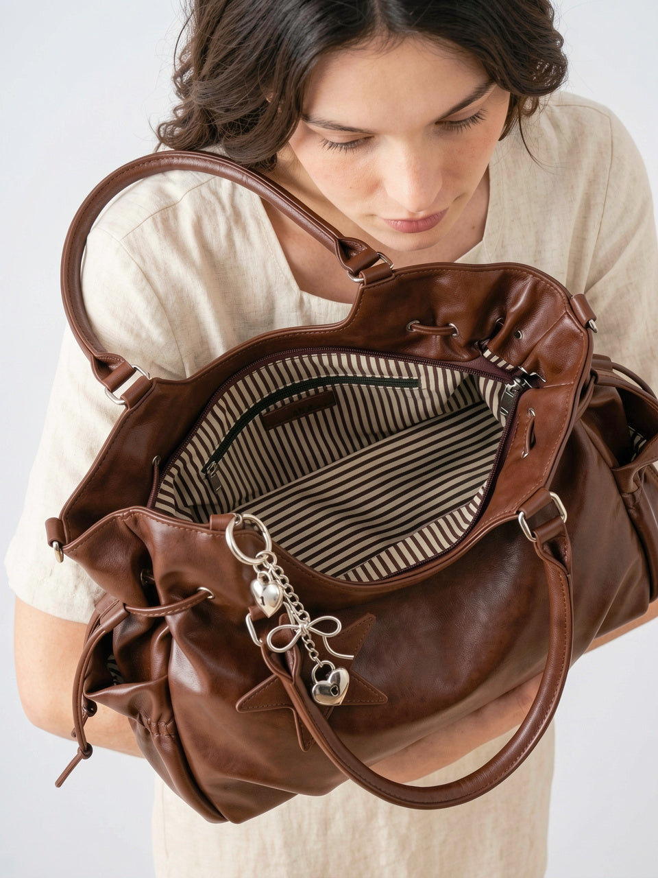 Yséla — Cabas Sac Marron - 5