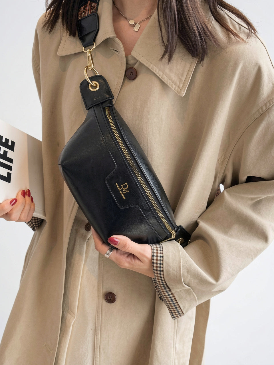 Ysèle — Sac banane femme cuir - 10