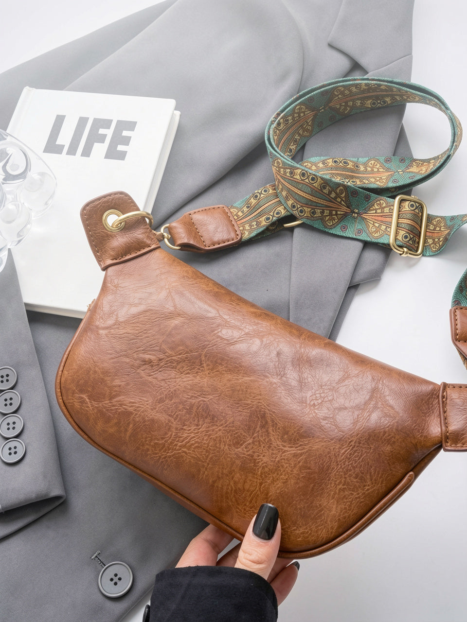 Ysèle — Sac banane femme cuir - 12