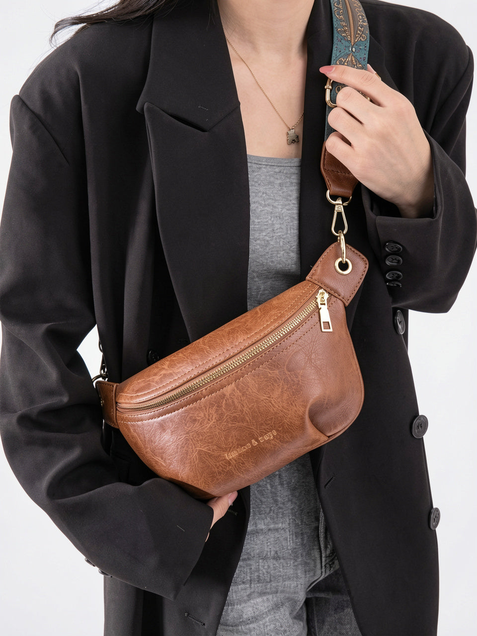 Ysèle — Sac banane femme cuir - 6