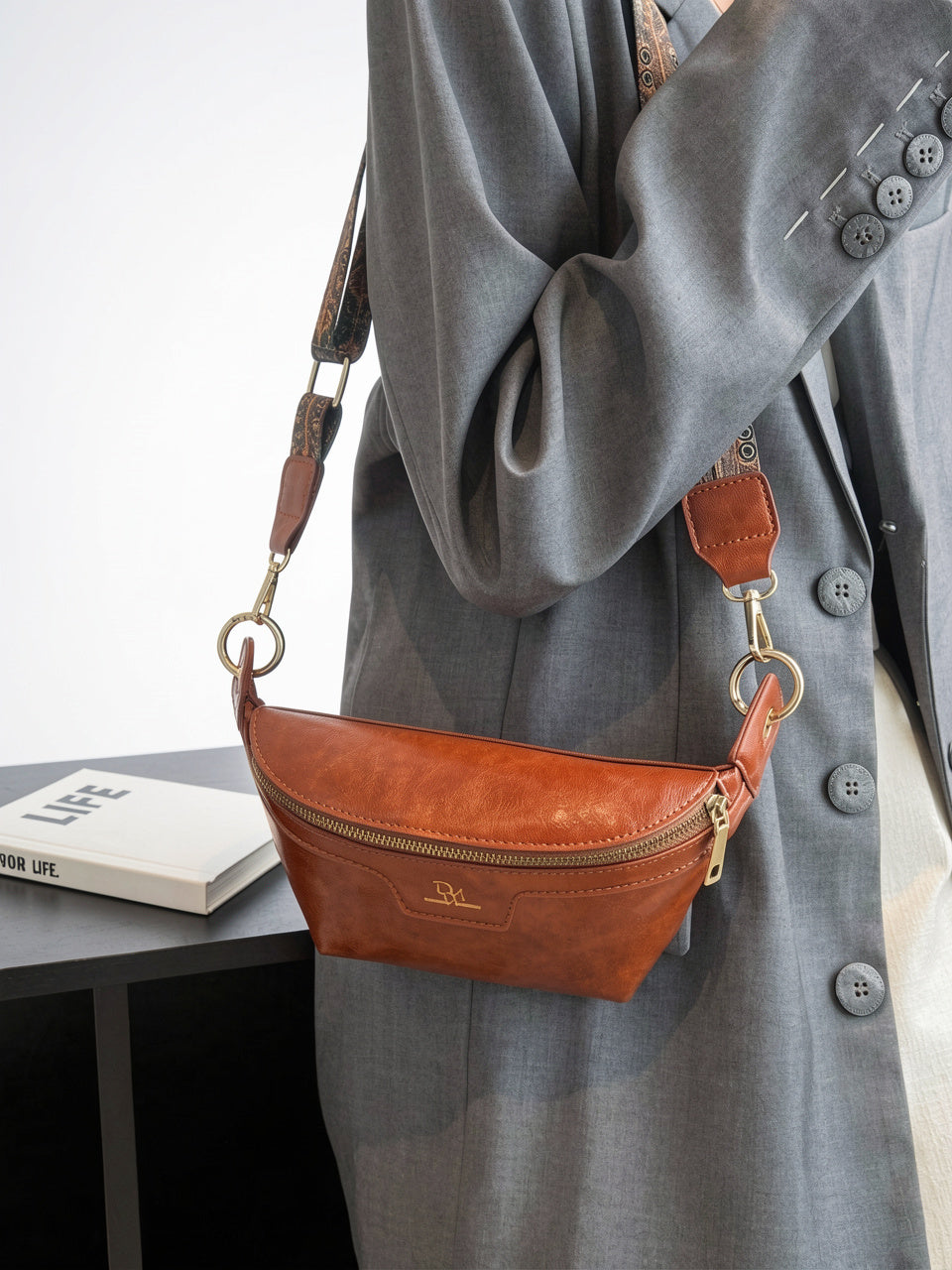 Ysèle — Sac banane femme cuir - 9