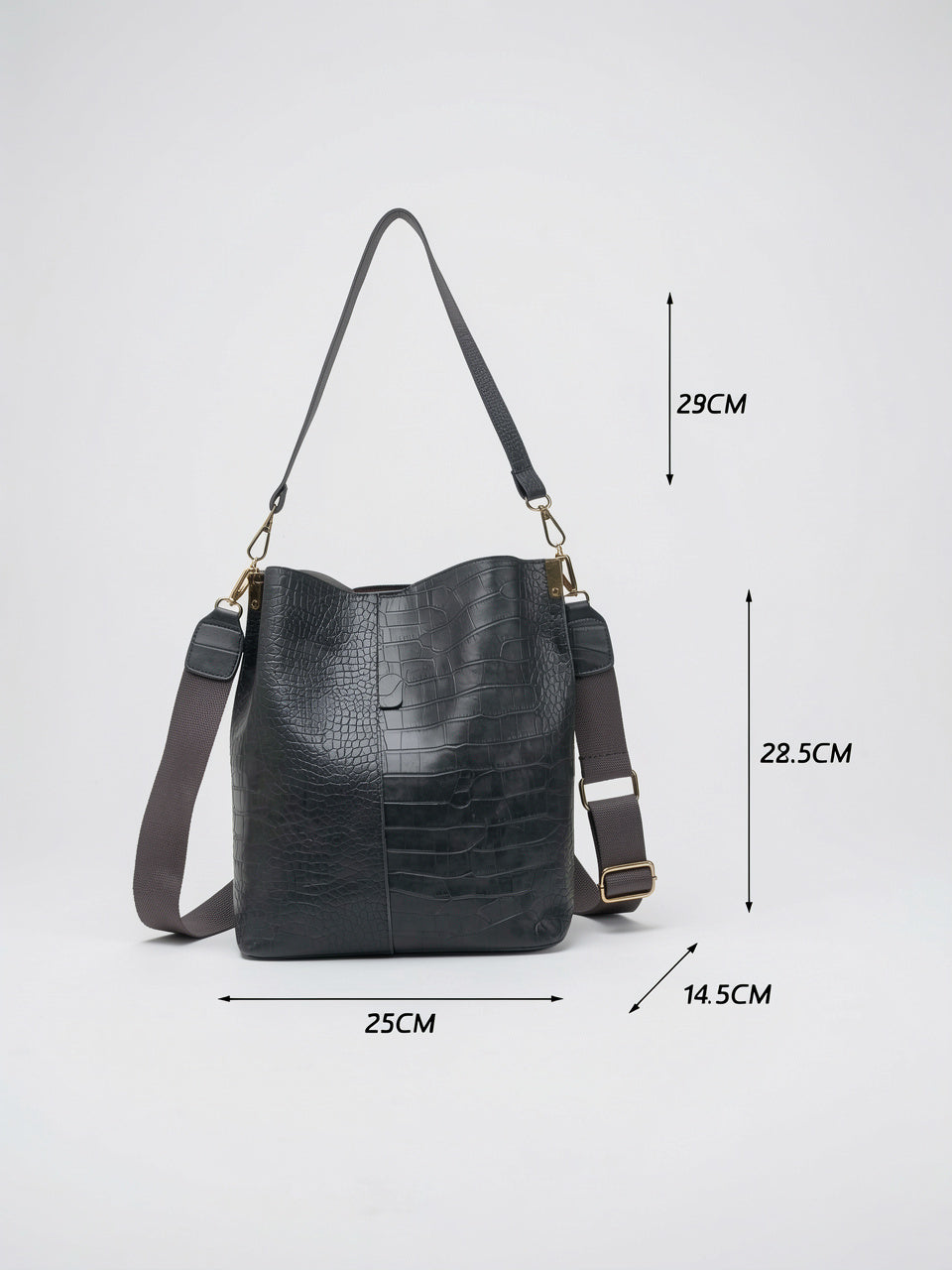 Ysèle — Sac Croco Seau - 3