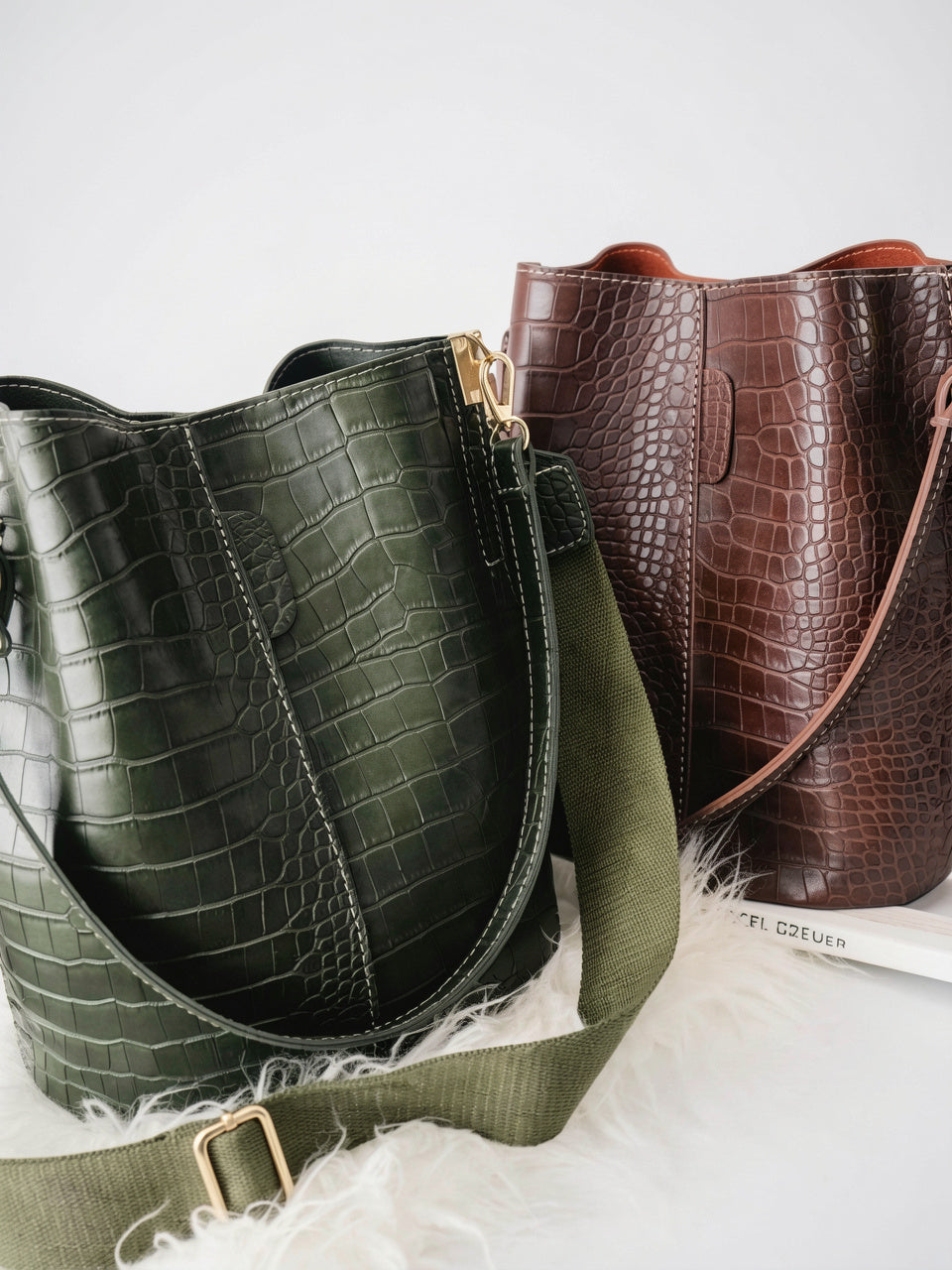 Ysèle — Sac Croco Seau - 4