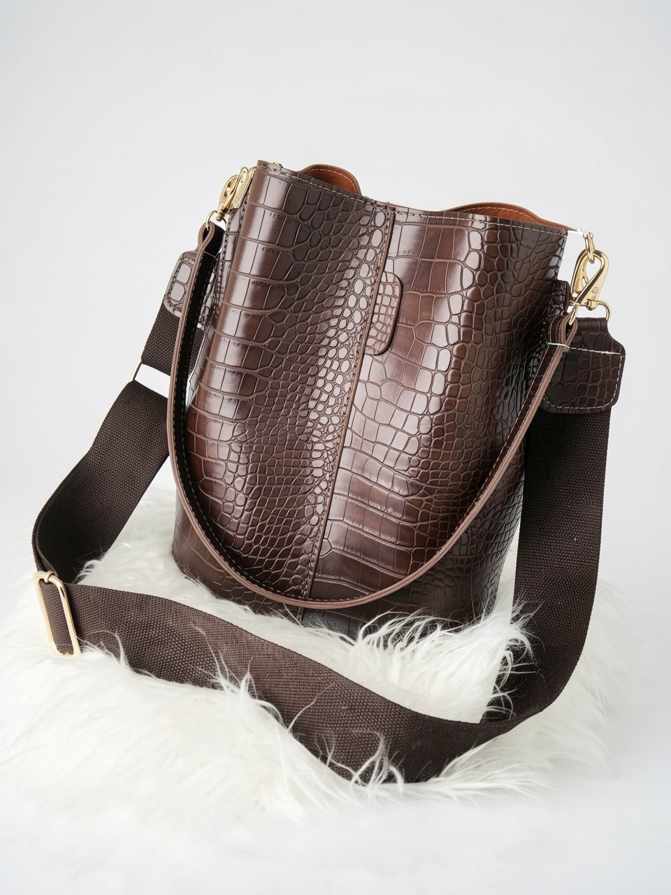 Ysèle — Sac Croco Seau - 6