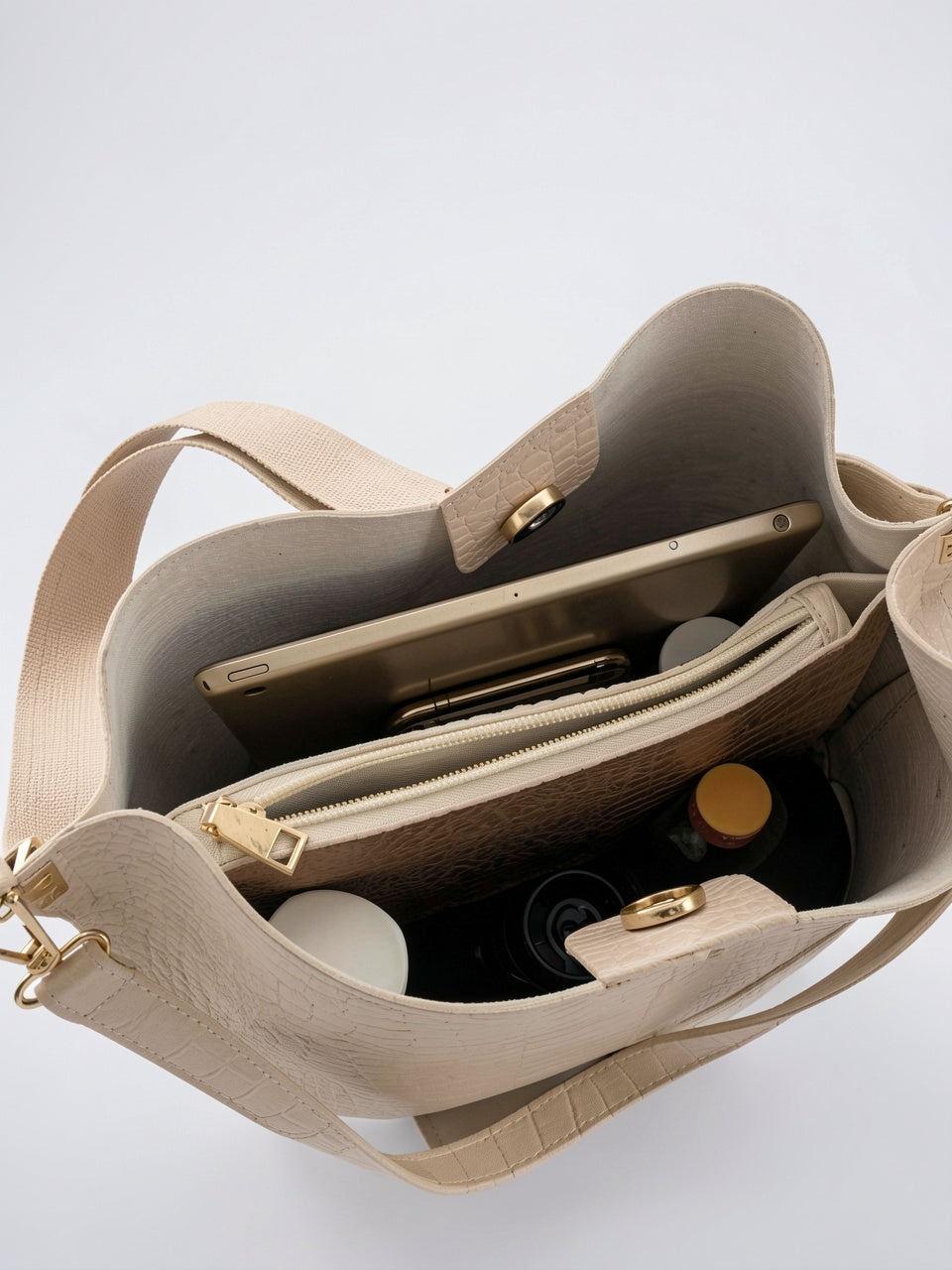 Ysèle — Sac Croco Seau - 7