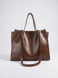 Ysèle — Sac de cours style de luxe - Café