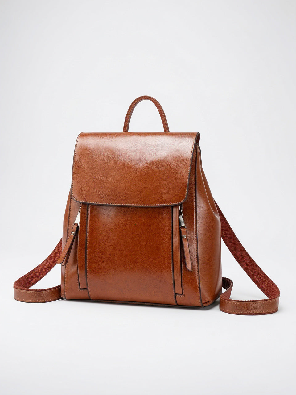 Yséline — Sac à dos élégant en cuir femme - 9
