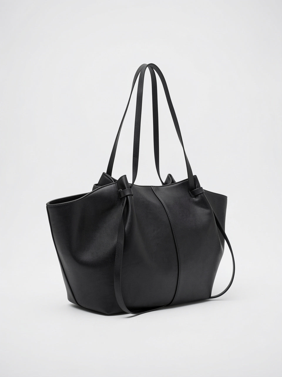 Yséline — Sac à main en cuir de cours grande capacité élégant café - 9