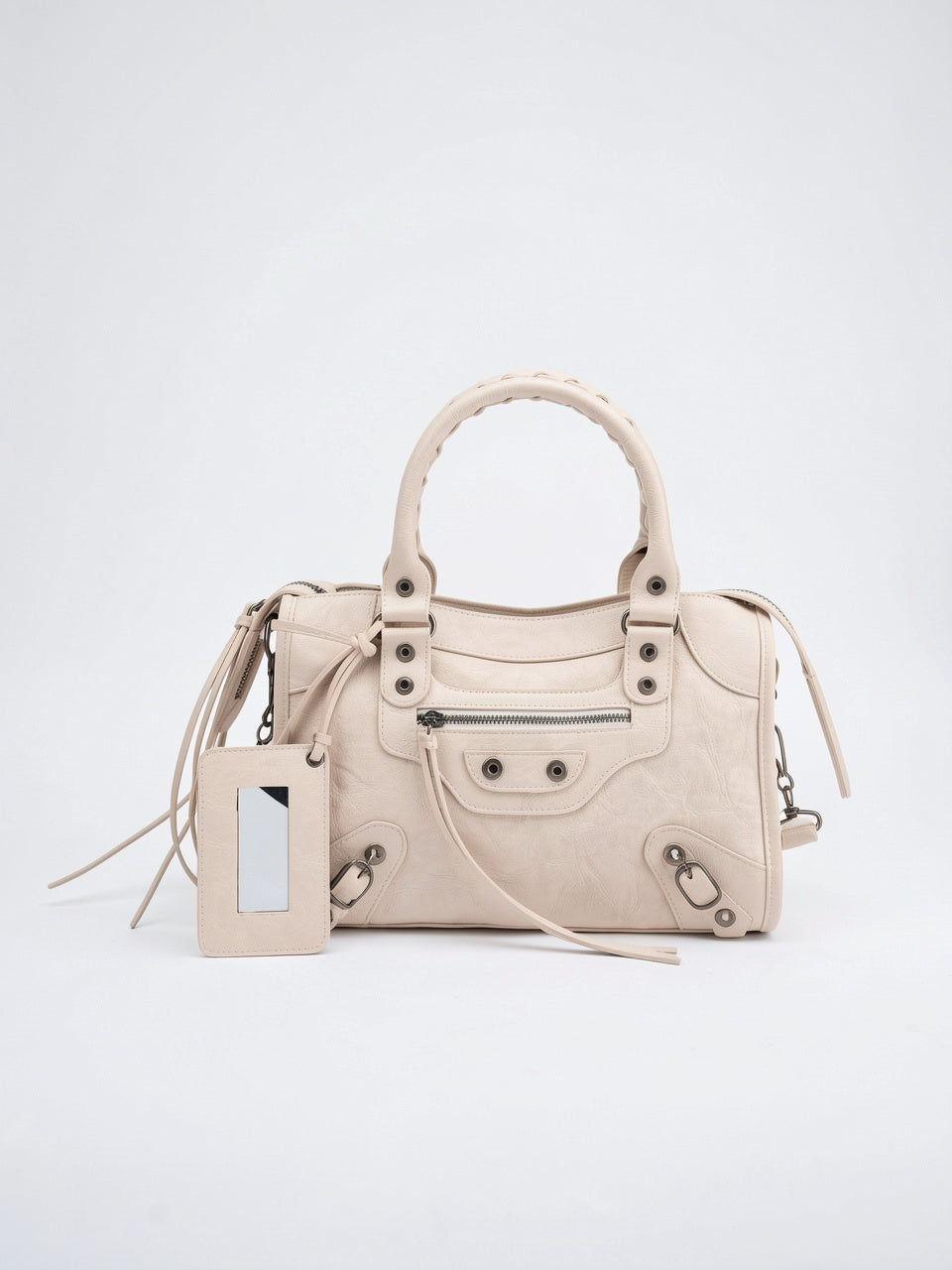 Ysilda — Sac à main tendance - Beige 30x10x22cm