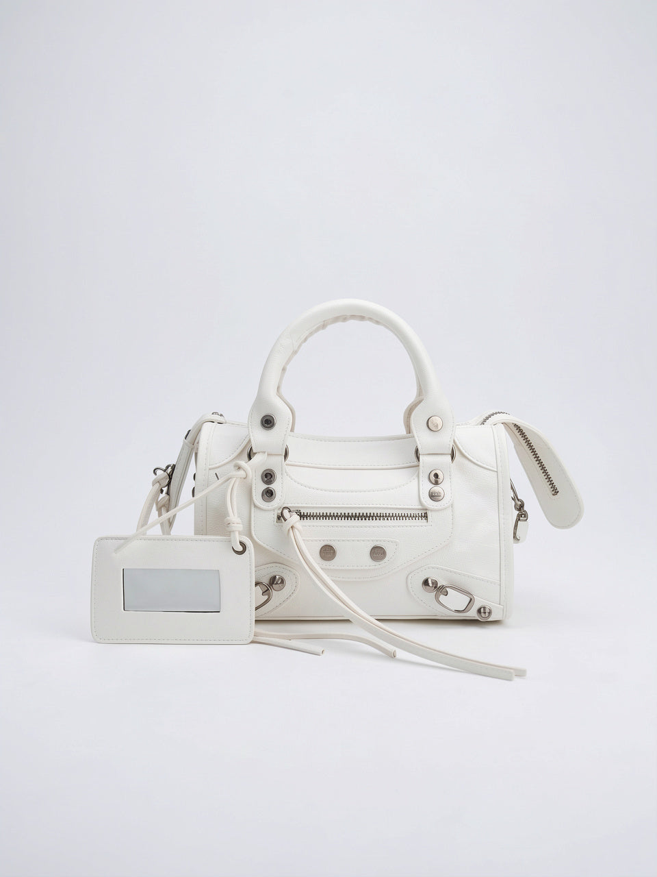 Ysilda — Sac à main tendance - Blanc 24x8x15cm