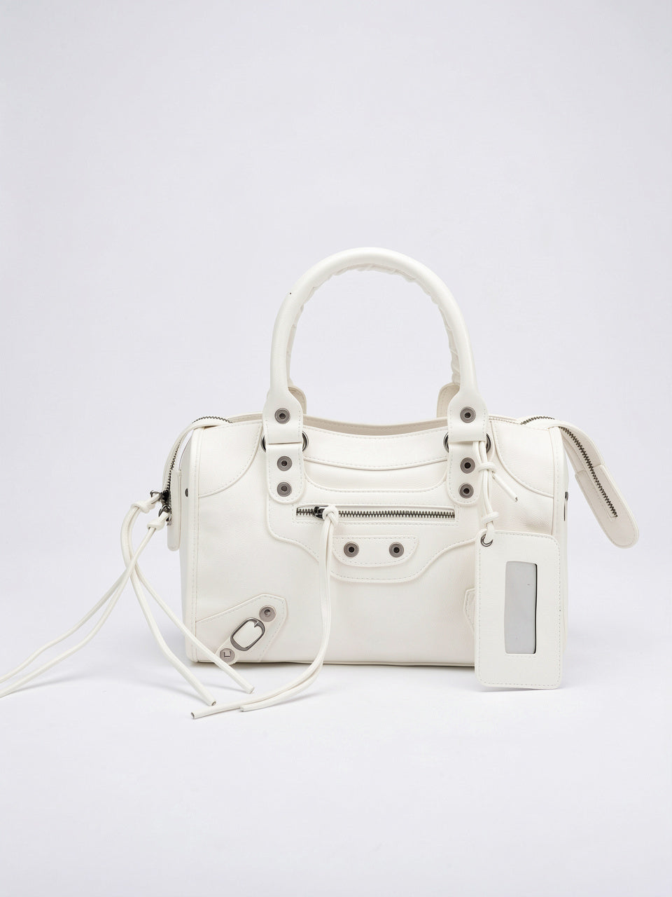 Ysilda — Sac à main tendance - Blanc 30x10x22cm