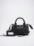 Ysilda — Sac à main tendance - Noir 24x8x15cm