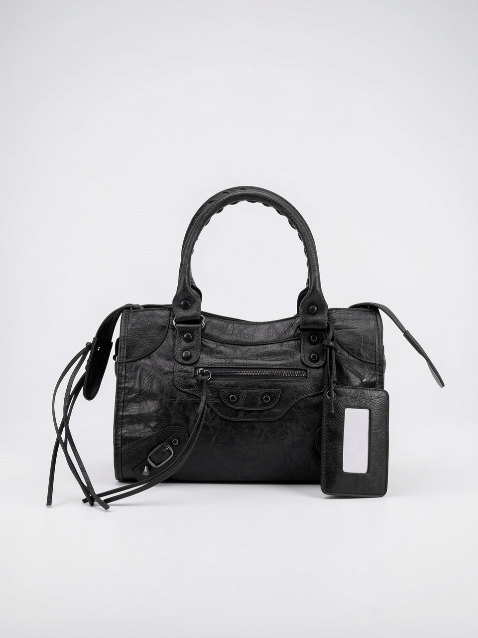 Ysilda — Sac à main tendance - Noir 30x10x22cm