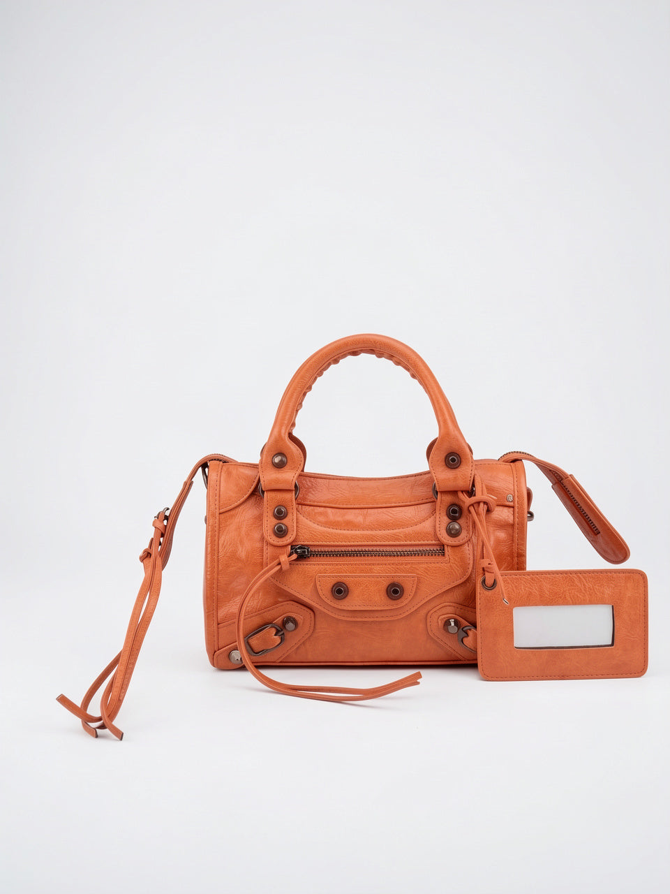 Ysilda — Sac à main tendance - Orange 24x8x15cm