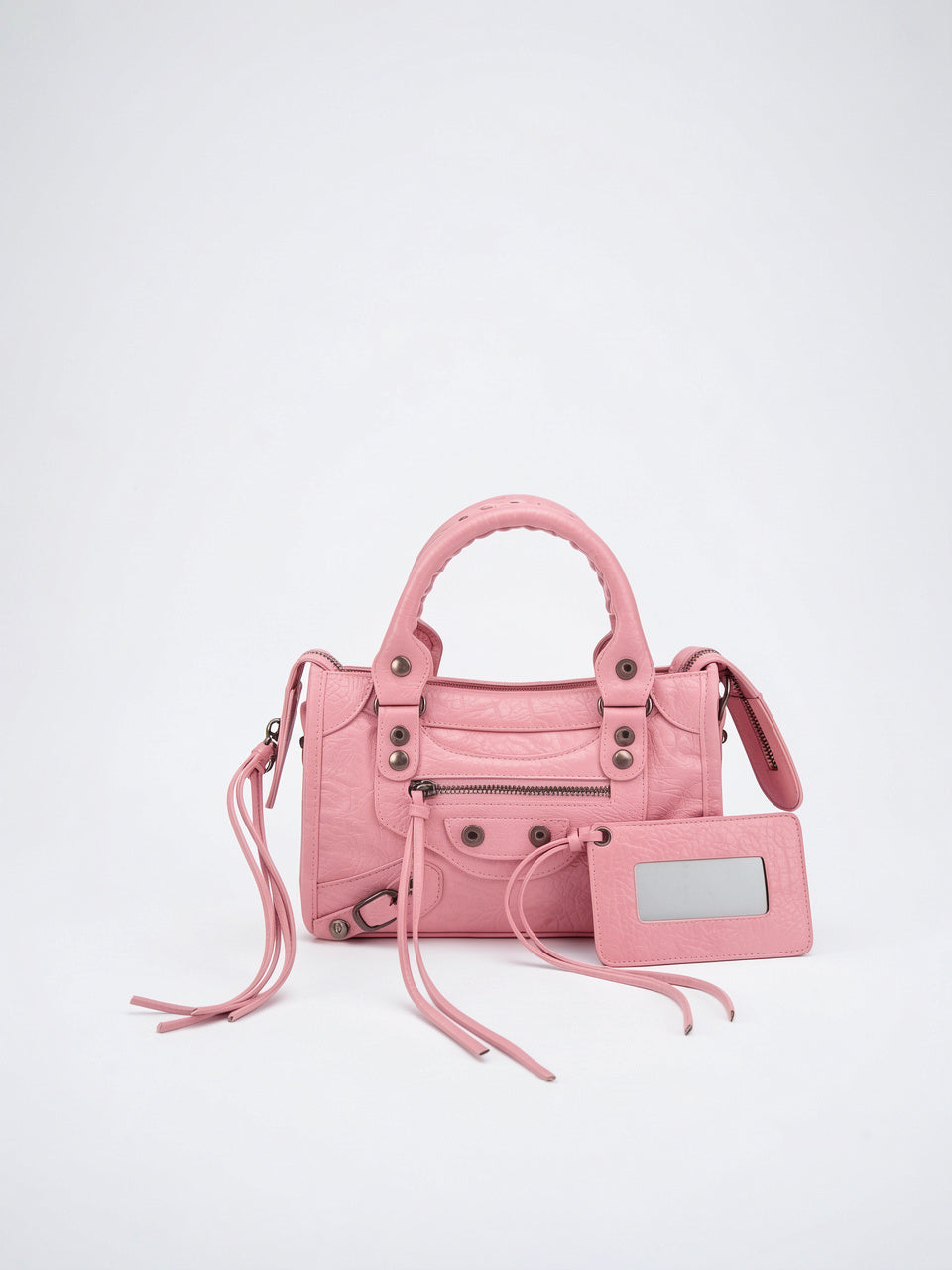 Ysilda — Sac à main tendance - Rose 24x8x15cm