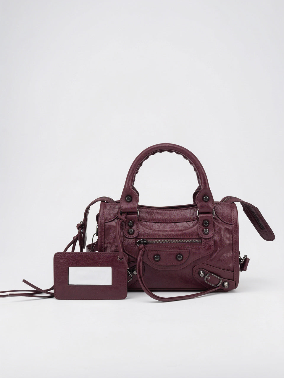 Ysilda — Sac à main tendance - Violet 24x8x15cm