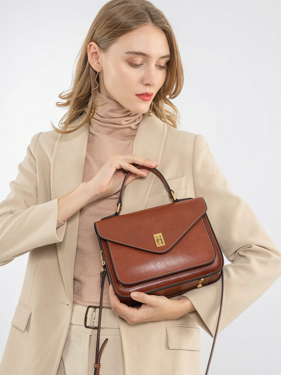 Ysora — Sac à bandoulière femme en cuir - 3