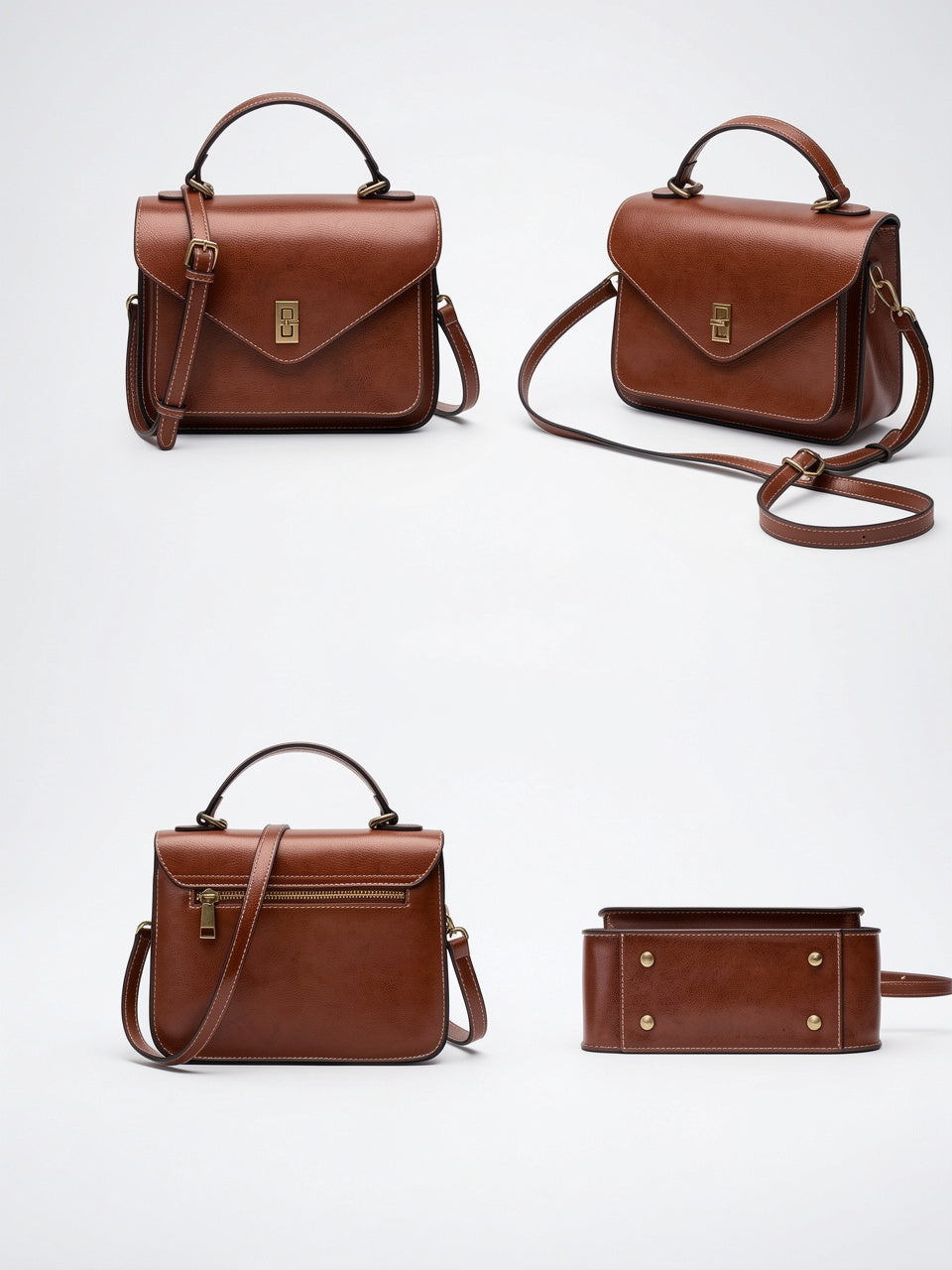 Ysora — Sac à bandoulière femme en cuir - 6