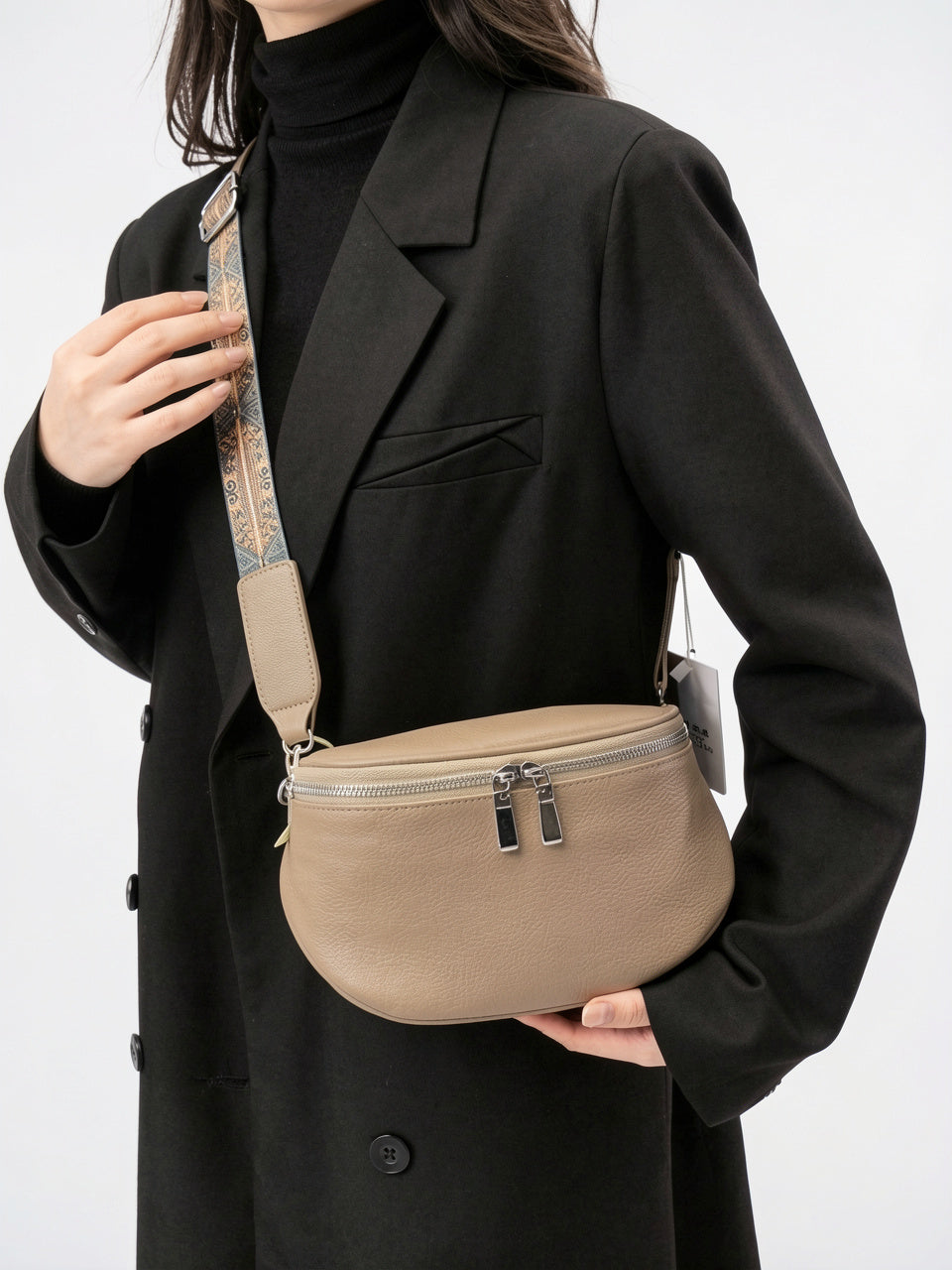 Ysora — Sac banane femme cuir - 14