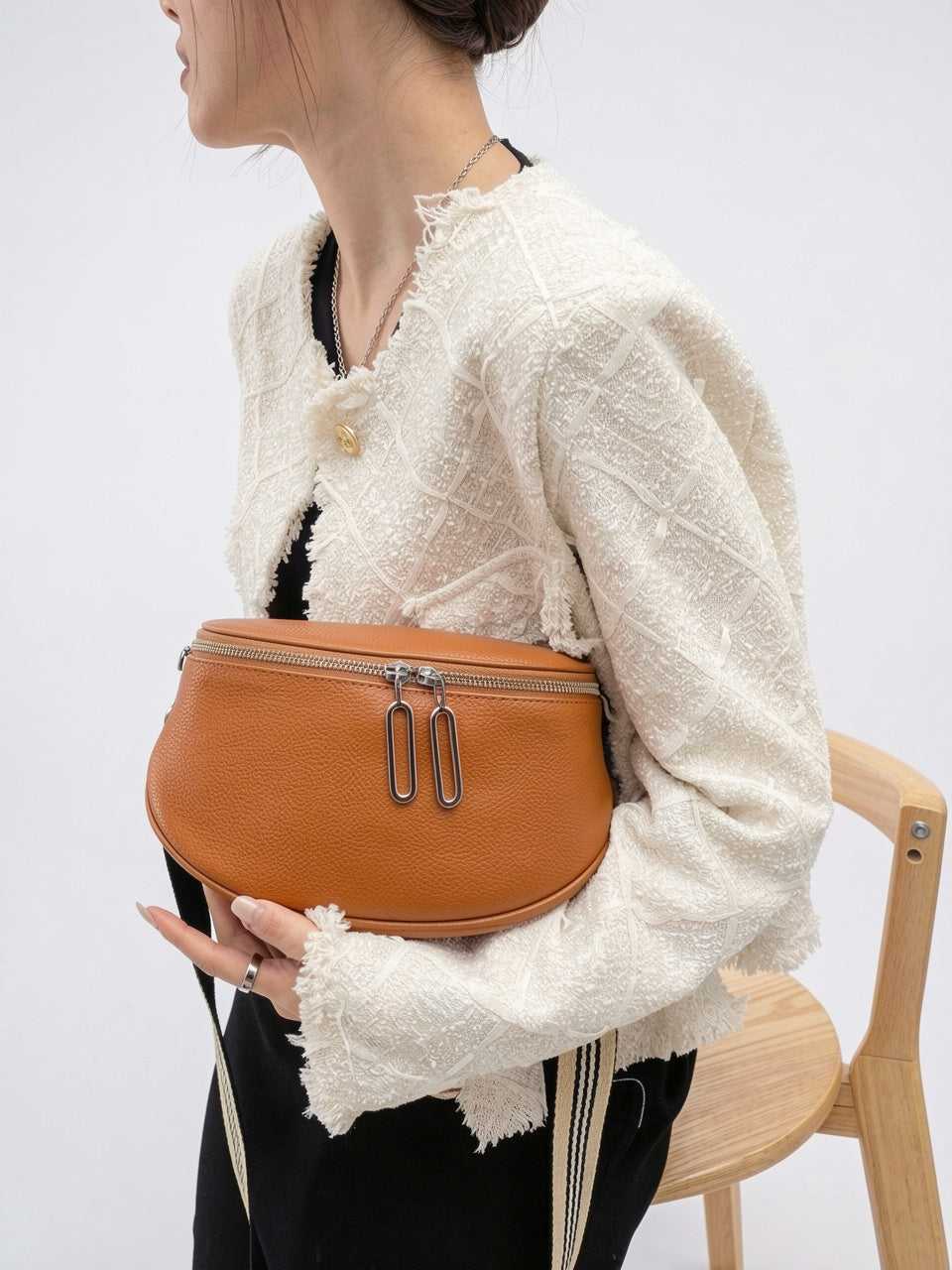 Ysora — Sac banane femme cuir - 15