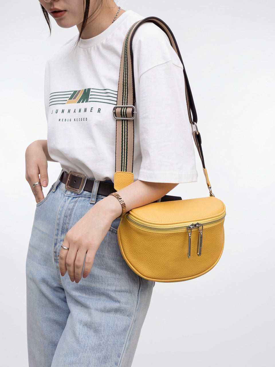 Ysora — Sac banane femme cuir - 16