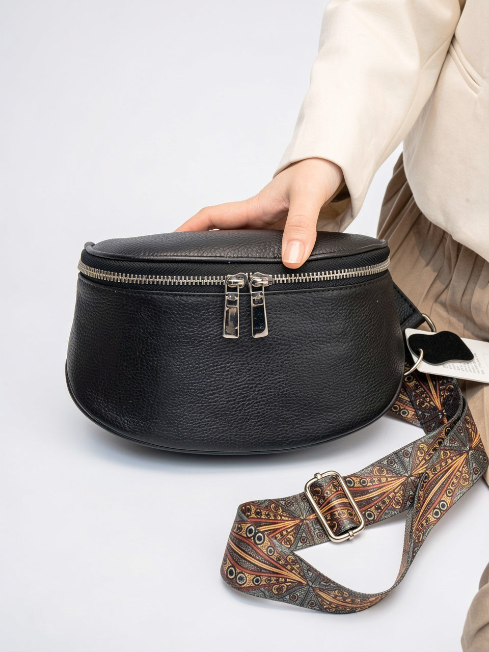 Ysora — Sac banane femme cuir - 7