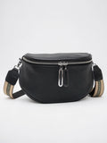 Océane — Sac banane femme cuir - Noir Cuir Vegan Femme