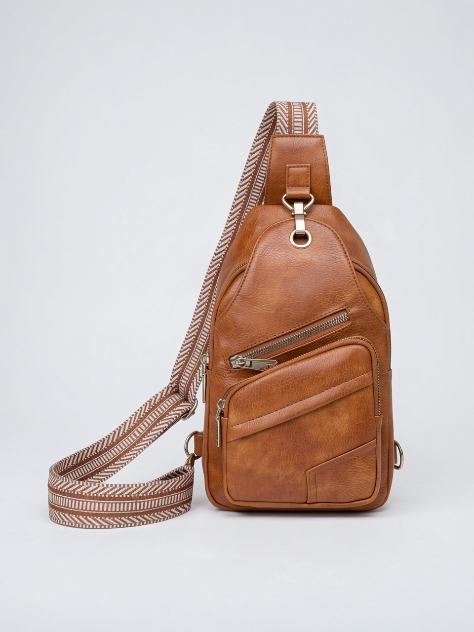 Ysora — Sac femme de poitrine - Marron clair