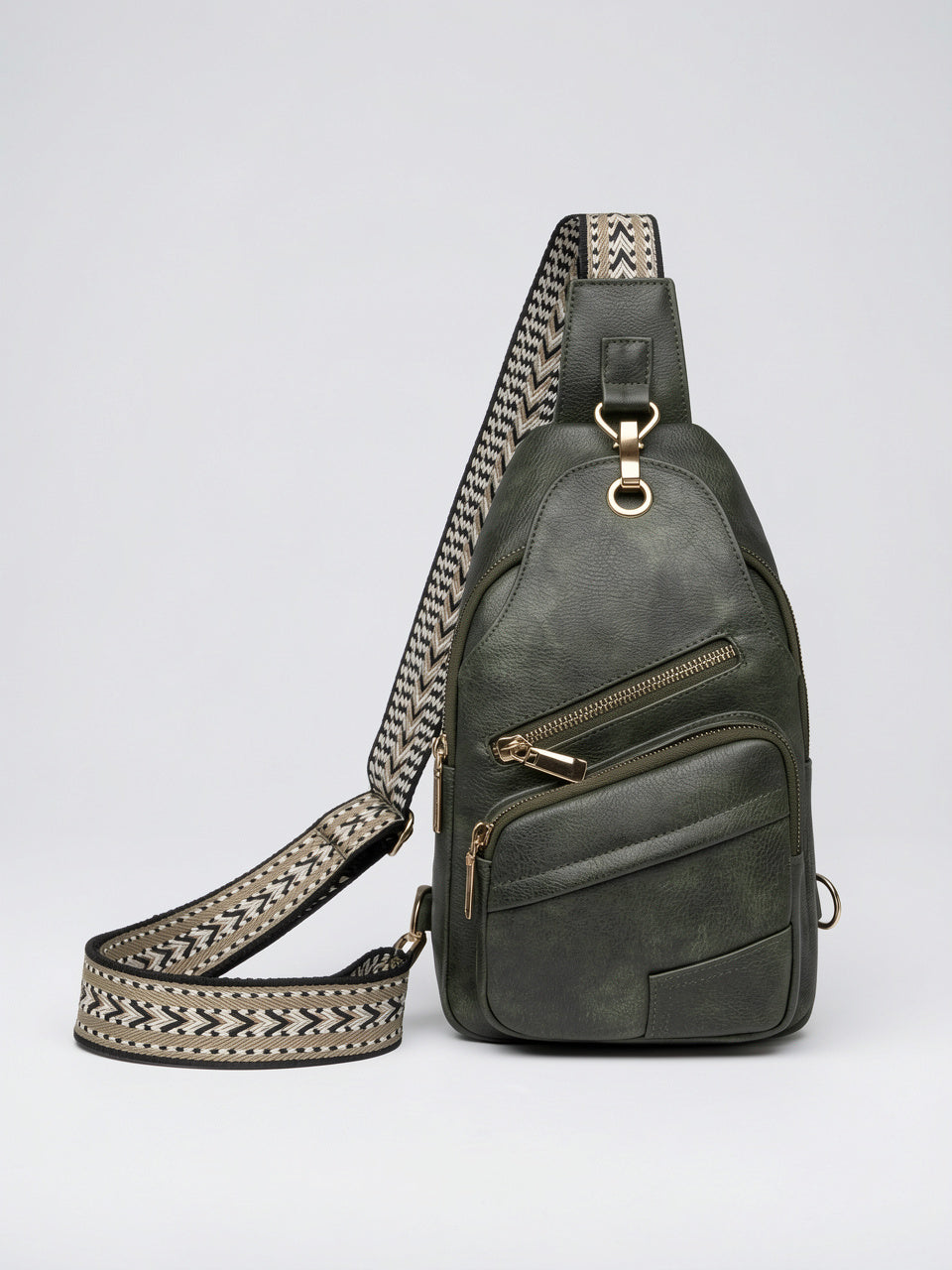 Ysora — Sac femme de poitrine - Vert