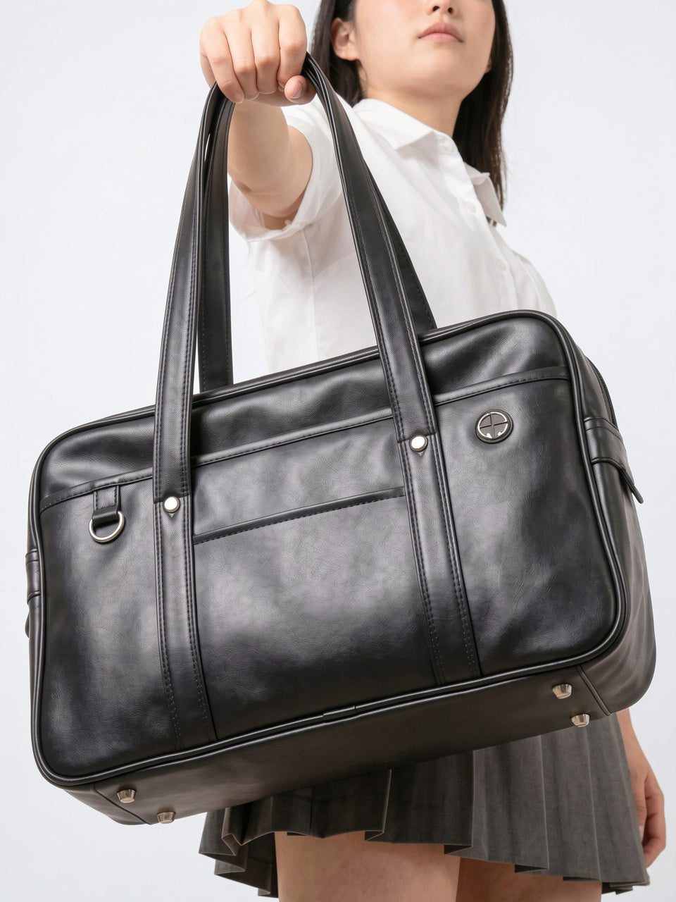Ysora — Sac Japonais de Cours en Simili Cuir - 8