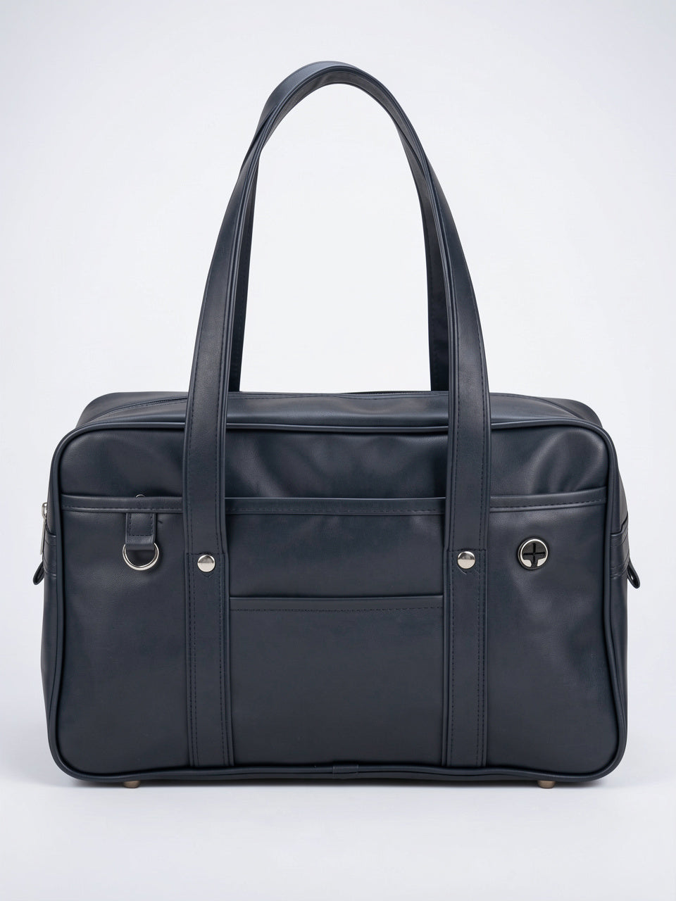 Ysora — Sac Japonais de Cours en Simili Cuir - Marine