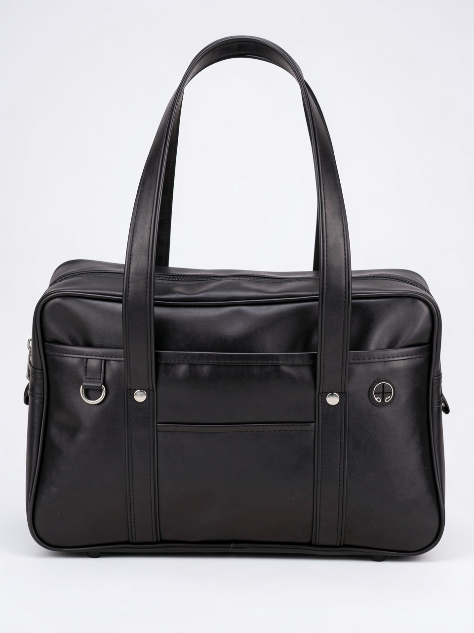 Ysora — Sac Japonais de Cours en Simili Cuir - Noir