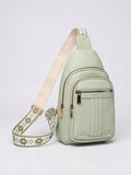 Ysora — Sac poitrine à bandoulière femme - Vert