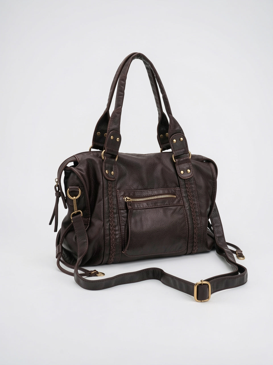 Zélia — Sac de cours - Chocolat
