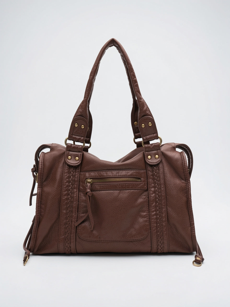 Zélia — Sac de cours - Marron