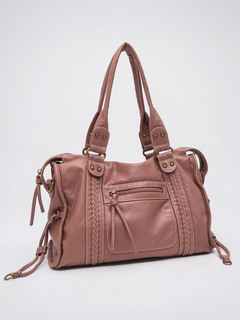Zélia — Sac de cours - Rose blush